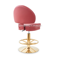 Tabourets en cuir synthétique de luxe chaises de bar chaise de bar haute moderne pour café maison cuisine chaises de bar commerciales réglables