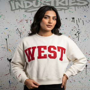 เสื้อฮู้ดดี้ผู้ชาย WEST WHITE ผ้าฝ้าย 100% มีฮู้ดสำหรับฤดูหนาว สไตล์วินเทจ ซิปหน้า ระบายอากาศได้ดี แห้งเร็ว เส้นด้ายละเอียด - Product Image 1