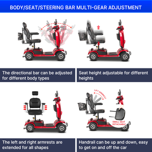 קלנועית ניידות בטוחה ונוחה לקשישים/בעלי מוגבלויות - ספק אמין של עזרי ניידות לעסקים (B2B) - Product Image 4