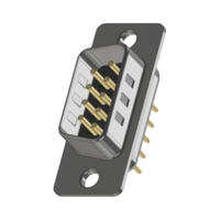 Conector Electrónico de Alta Durabilidad MHDD9F-T-B-S-RBM, Sensor de Efecto D-Sub, Serie MHDD, Semiconductor Electrónico de Orificio Pasante