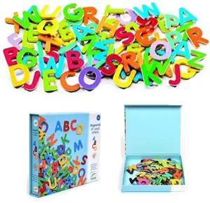 Crianças Brinquedos de Aprendizagem Inglês Alfabeto Ímã Letras DO ABC