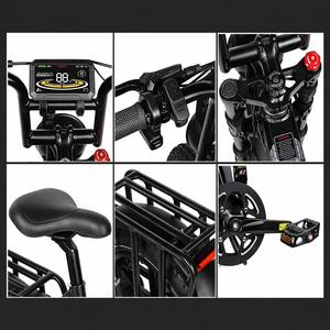 Bicicleta Eléctrica Plegable OEM SAMEBIKE RS-A02 de Fábrica al por Mayor con 1 Año de Garantía, 17Ah, 250w1200D, Doble Suspensión y Tracción Trasera RS-A02 1. - Product Image 3