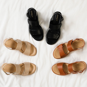 <strong>Velcro</strong> One-string Wedge Heel Sandals <strong>for</strong> Lady <strong>Shoes</strong> - Product Image 4