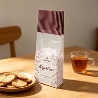 Sacs en plastique flexibles à fond plat de l'usine YSH en Chine, avec laminage brillant, thermoscellables, pochettes à fond carré pour l'emballage de biscuits