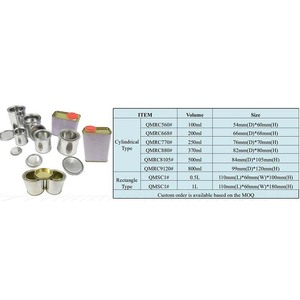 Nhỏ Sáp Container Nến Vòng Tin Bán Buôn Nhỏ Tin Có Thể Nhà Sản Xuất Trống Sơn Tins - Product Image 5