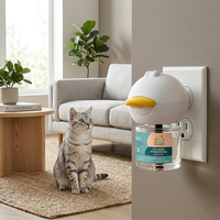 Kit diffuseur apaisant aux phéromones pour chiens et chats 2 en 1 (2 prises + 4 recharges) pour soulager l'anxiété des chats