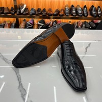 Chaussures habillées décontractées pour hommes, style rétro et tendance, grandes tailles, en cuir pointu, à lacets, polyvalentes pour le bureau