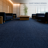 Moquette tissée classique durable à tuftage abstrait pour auditorium, couloir d'hôtel, maison, salle de prière, en polypropylène, tissée à la machine