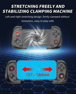 RALAN X3 Game Controller <span class=keywords><strong>2</strong></span> em <span class=keywords><strong>1</strong></span> Ventilador de Refrigeração Dupla Vibração Handle Retrátil <span class=keywords><strong>Gamepad</strong></span> Tabela Suporte Jogos Nativos - Product Image 6