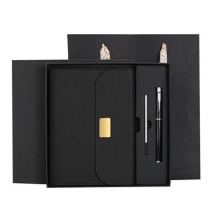 Set de Papelería de Regalo con Cuaderno y Bolígrafo para Oficina, Personalizado al por Mayor, A5 B6 con Correa Elástica, Diario Impreso en PU, 100 Unidades - Product Image 2