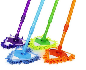 Ma Thuật Hộ Gia Đình Lau Phẳng Kính Thiên Văn Sắt Chenille Tường Sàn Làm Sạch Tam Giác Thép Không Gỉ Bao Gồm Cửa Sổ Làm Sạch - Product Image 1