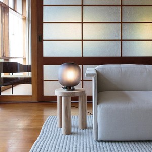 Lámpara de mesa, linterna de cristal E27, LED, control por interruptor, sala de estar, dormitorio, diseño sencillo - Product Image 1