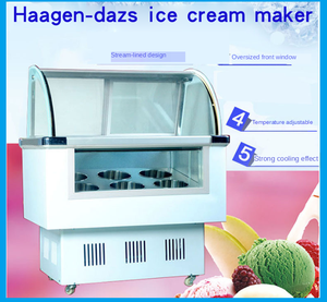 10ボックスアイスクリームチェストフリーザーシングル温度カウンタートップジェラートディスプレイフリーザー - Product Image 5