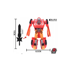 Vibrante Carro de Juguete Eléctrico de Plástico que se Transforma en un Automóvil Deportivo, Figura Educativa de Juego, Automatón Convertible para Niños Pequeños - Product Image 1
