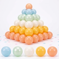 Balles de piscine pour enfants HY Brand, sans phtalates, sans BPA, en plastique PE moulé par soufflage, résistantes à l'écrasement, élastiques, 60 mm, couleurs personnalisées