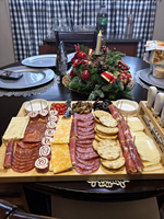 Ensemble de planches à charcuterie personnalisées, grande planche à fromage en bambou naturel avec design multifonctionnel, épaisseur 2,0 cm, accessoires inclus