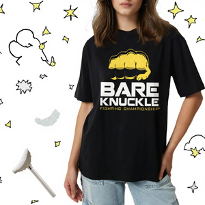 Camiseta de Verano para Mujer con Estampado de Boxeo y Deportes de Contacto, Diseño Tejido - Product Image 2