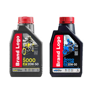 Huile moteur <span class=keywords><strong>moto</strong></span> M Brand 3000 PLUS 5000 7100 1L 4T 20W-50 - Product Image 3