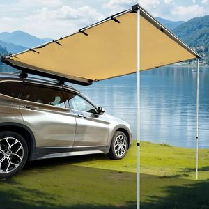 Auvent de véhicule et de voiture pour le camping en plein air, auvent latéral de toit escamotable, pieds pour Jeep/SUV/camion/fourgonnette - Product Image 1