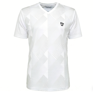 เสื้อฟุตบอลแบบแห้งเร็ว พิมพ์ลายแบบซับลิเมชั่น สกรีนชื่อทีม โลโก้ทีม สำหรับงานอีเว้นท์ ผู้ชาย คอกลม แขนสั้น - Product Image 5