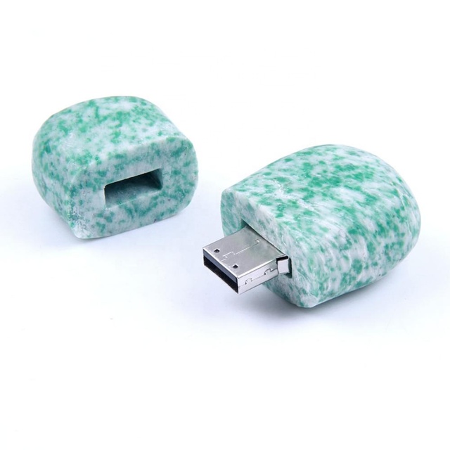 Wholesale Natural Marble Stones USB Flash Drive, Stone Usb From Polymer Clay, Computer Gadget Usb