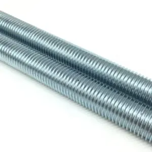 DIN975 Threaded Rods Carbon Steel Grade 4.8 Zinc Plated M8*3000mm Full Studs Screw Studs Wholesale Price