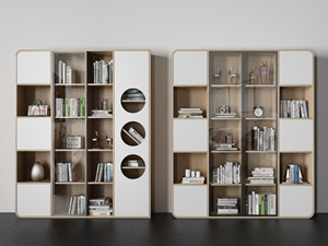 Nuovo Design moderno libreria in legno libreria mobile libro armadietto antico libreria per casa libreria - Product Image 3