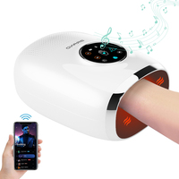 Phenitech Smart Beheiztes Handmassagegerät mit Luftkompression & Vibration |   Tragbares Kabelloses Schmerzlinderungsgerät