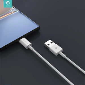 <span class=keywords><strong>C</strong></span>âble de téléphone portable <span class=keywords><strong>Devia</strong></span> blanc <span class=keywords><strong>USB</strong></span> 2.0 vers type-<span class=keywords><strong>c</strong></span> 5V 2A,1M fil de cuivre pur TPE charge de données - Product Image 4
