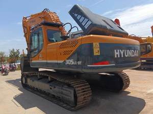 Mini-excavatrice d'occasion Hyundai R305LC-9T 30T à chenilles, matériel de terrassement et de construction, avec moteur Doosan et pompe intégrée - Product Image 4