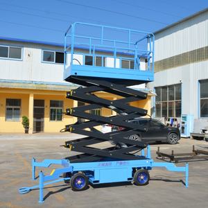 लिफ्ट ऊंचाई 3 मीटर 4 मीटर 5 मीटर 6 मीटर निर्माण इलेक्ट्रिक कैंची लिफ्ट प्लेटफॉर्म सीढ़ी हवाई एलिवेटेड वर्क प्लेटफॉर्म - Product Image 3