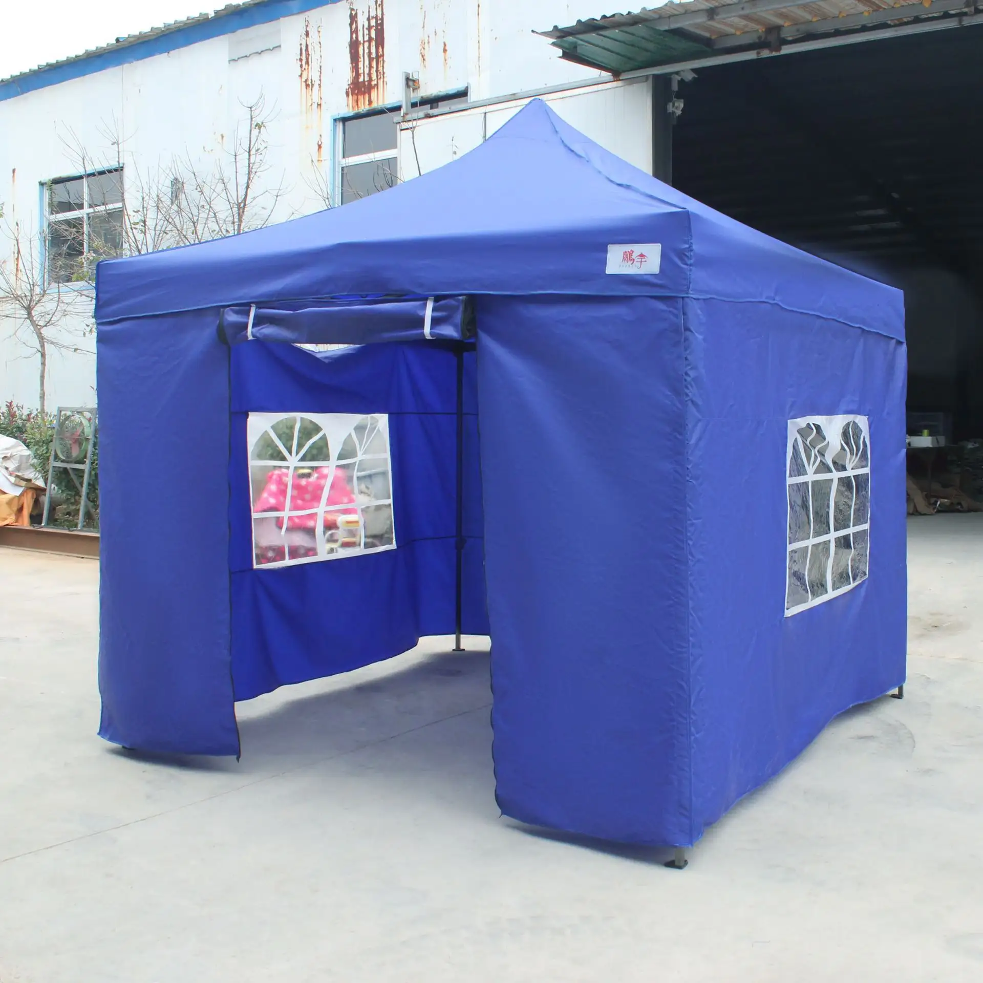 Grosir Pop Up Canopy Marquee Logo Kustom Cetak Pameran Dagang Iklan Tenda Lipat Tenda Pesta