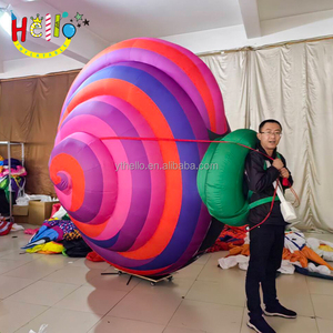 Disfraz personalizado de caracoles para desfile temático de eventos en el océano, caracoles inflables Led, USO HUMANO - Product Image 3