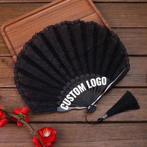 Customized Folding Hand Fan for Promotional <b>Gifts</b> Wedding Party Daily Use Portable Foldable Style with Custom Text and Logo - Product Image 1