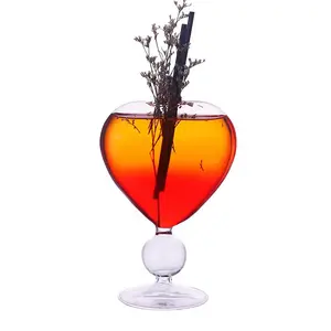 Leonlion-lunettes de Cocktail en forme de cœur, verres Borosilicate, nouveauté, créatif, pour mariage, forme Unique, 2021