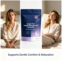 Gummies sans sucre SYC pour la gestion du poids avec mélatonine et L-théanine pour favoriser le sommeil et améliorer la mémoire, 60 unités