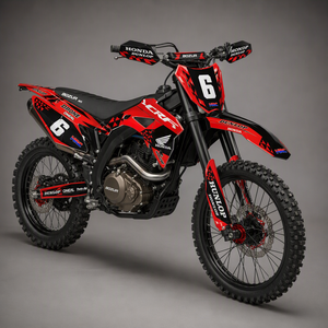 Pegatina Superior <span class=keywords><strong>de</strong></span> Plástico con <span class=keywords><strong>Película</strong></span> Brillante para Motocicleta Todoterreno Pirates Bozur M5 Titan, Carcasa <span class=keywords><strong>Completa</strong></span> Modificada 6 - Product Image 5