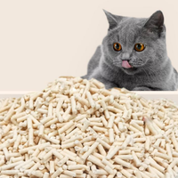 Litière pour chat en tofu agglomérante, biodégradable, écologique, sans poussière, compacte, faible dispersion, support OEM, marque privée