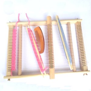 New design <span class=keywords><strong>Kids</strong></span> vendita calda early educational sinuled looms Chinses giocattolo tradizionale con telaio in legno artigianale - Product Image 1