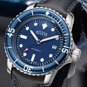 Reloj Automático BG8002 para hombre, reloj de pulsera mecánico deportivo de 44mm, reloj de buceo resistente al agua hasta 20ATM, bisel giratorio de zafiro C3 luminoso - Product Image 2