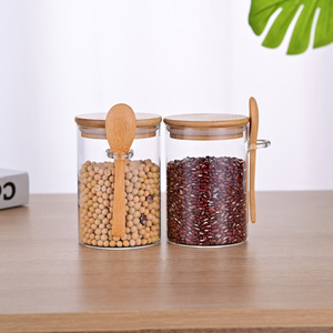 Hot Selling Cozinha 2pcs 500ml Storage Container Cozinhas Define Conjunto De Frasco De Vidro - Product Image 5
