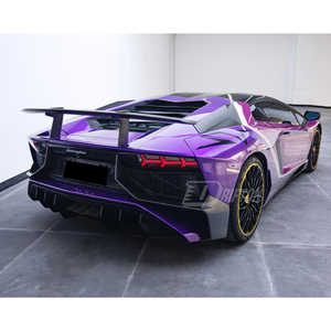 LP750 SV Style Tail Wing For Lamborghini Aventador Dry Carbon Fiber Rear Spoiler Combo - Product Image 3