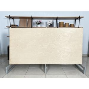 Contreplaqué en bois de caoutchouc et placage de bouleau - Contreplaqué à placage rotatif en eucalyptus, surface plane, double face décorative - Product Image 2