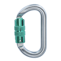 Mousqueton d'escalade en aluminium 8kN, léger, accessoires pour hamac professionnel, camping, équipement de sécurité extérieur, clip