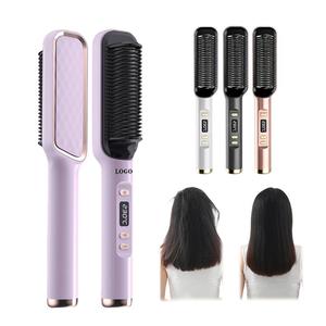 Cepillo Térmico 0728 Premium para Eliminar el Frizz, Plancha de Pelo Ergonómica para Peinado Diario de Cabello Rizado - Product Image 2