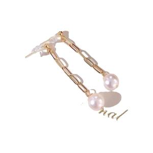 Cadena Vacía de Plata S925 para Accesorios de Perlas DIY con Cuentas Redondas de 8-12 mm 20870 - Aretes para Fabricación de Joyería - Product Image 4