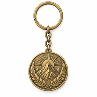 Porte-clés en métal personnalisé de qualité supérieure avec emblème du phénix, logo personnalisé, cadeau souvenir en gros, fabricant OEM ODM