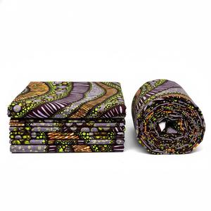 Tissu Ankara S-Wax Or Satiné pour Modè<span class=keywords><strong>les</strong></span> de Vêtements Batik et Hauts pour Femmes, Tissu Batik Cap Indonésien, Tissu Ankara Véritable Wax d'Origine <span class=keywords><strong>en</strong></span> Soie - Product Image 1