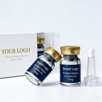 Ensemble d'étiquettes en papier et de boîtes pour flacons de 3 ml, 5 ml, 10 ml, personnalisé pour les flacons de soins de santé rechargeables