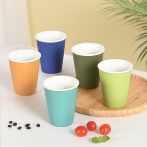 90ml/120ml Small Ceramic <b>Espresso</b> <b>Cups</b> Colorful Matte Coffee Mug Porcelain Mug Without Handle - Product Image 1